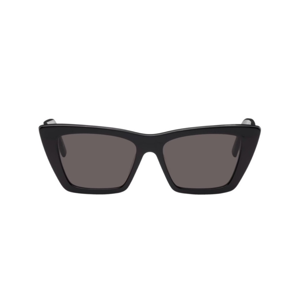 Saint Laurent SL 276 Mica Black Grey Cat Eye Sunglasses with Case